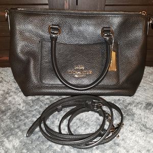 Coach Mini Emma Satchel Black